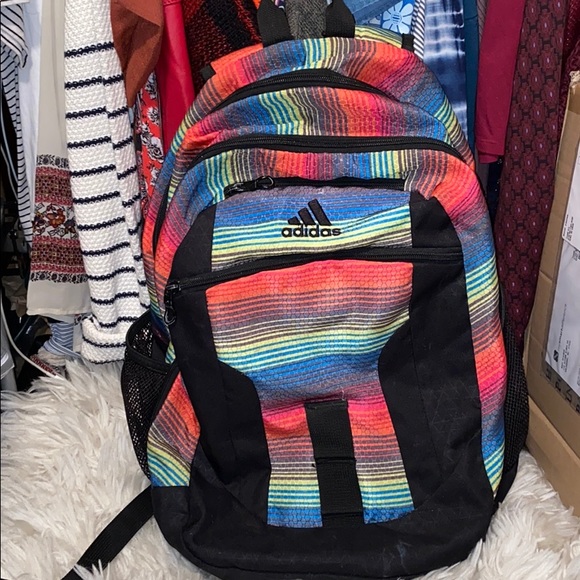 adidas multicolor backpack